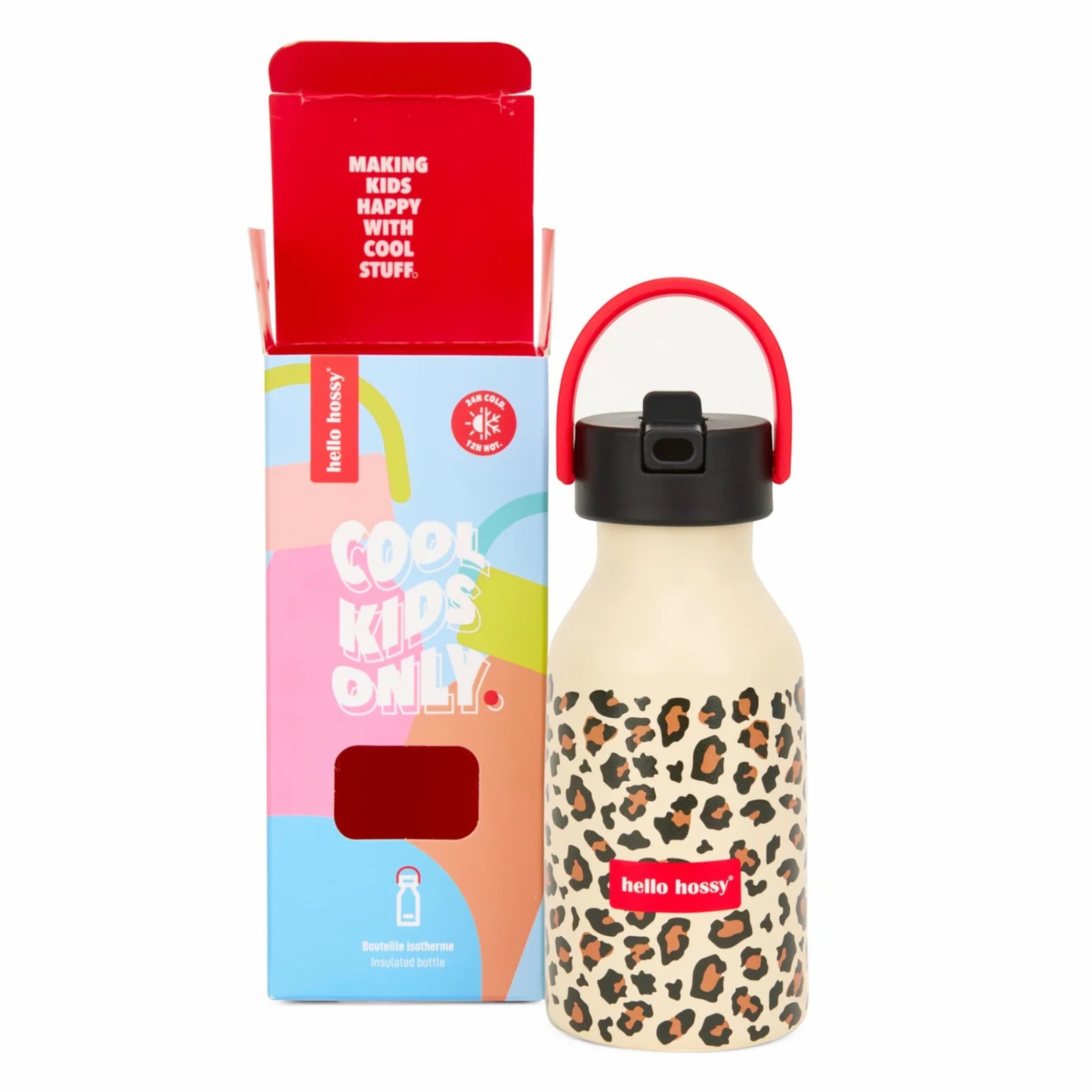 Παιδικό ανοξείδωτο παγούρι θερμός Leopard 350 ml Hello Hossy