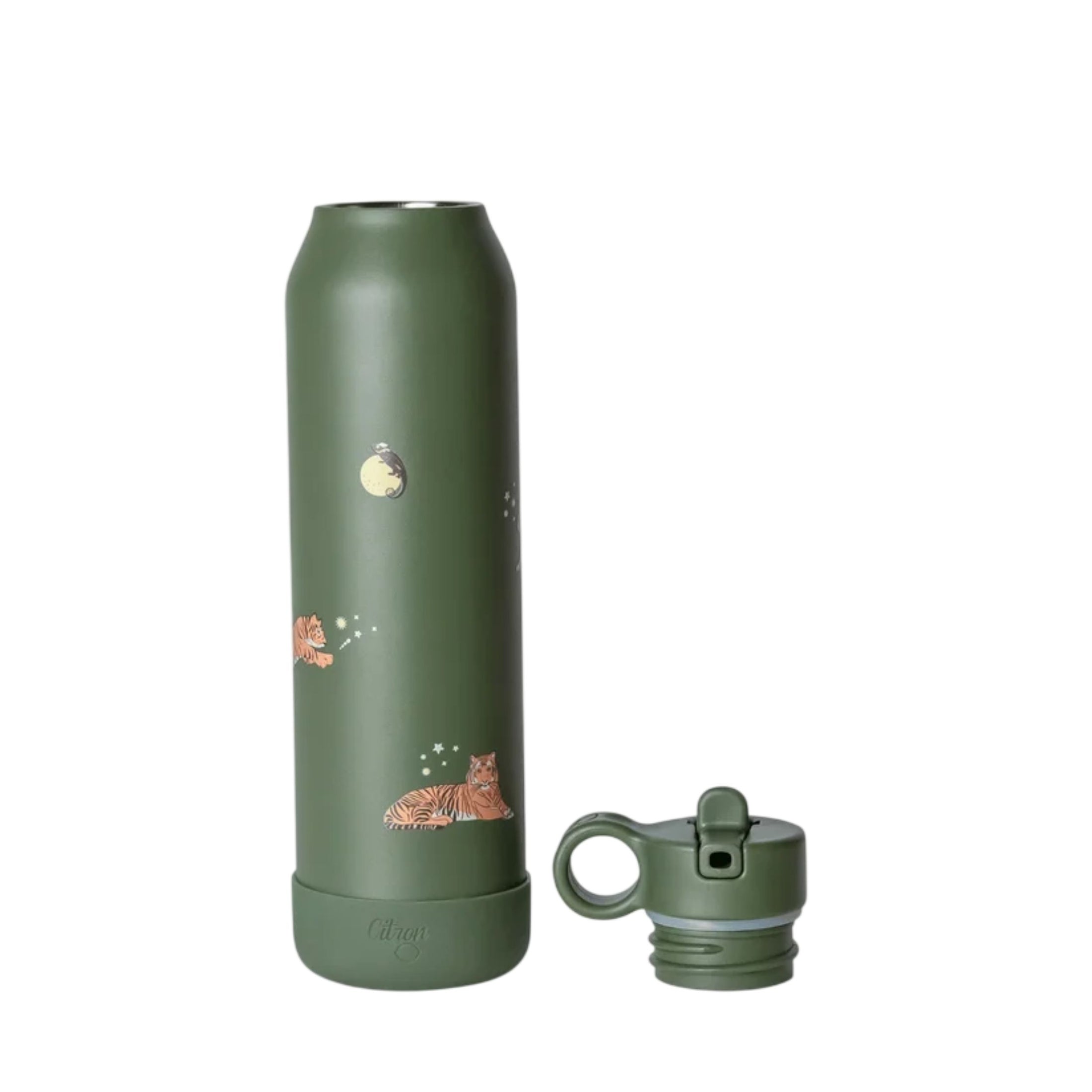 Παιδικό ανοξείδωτο παγούρι θερμός Τίγρη 500ml Citron