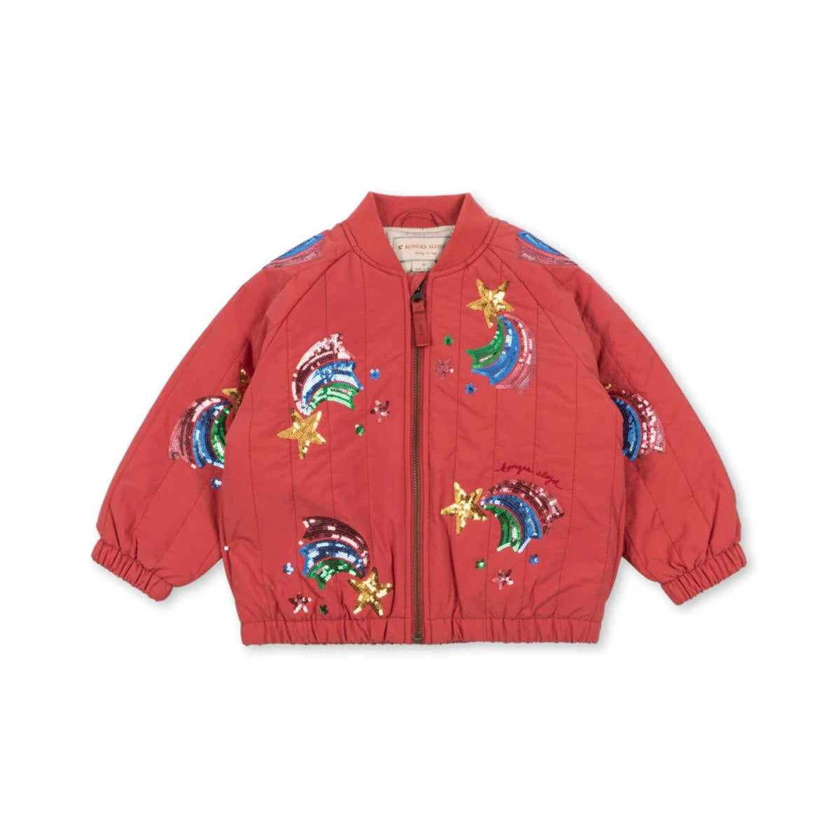 Παιδικό bomber Juno Sequin Rainbow με παγιέτες Konges Slojd