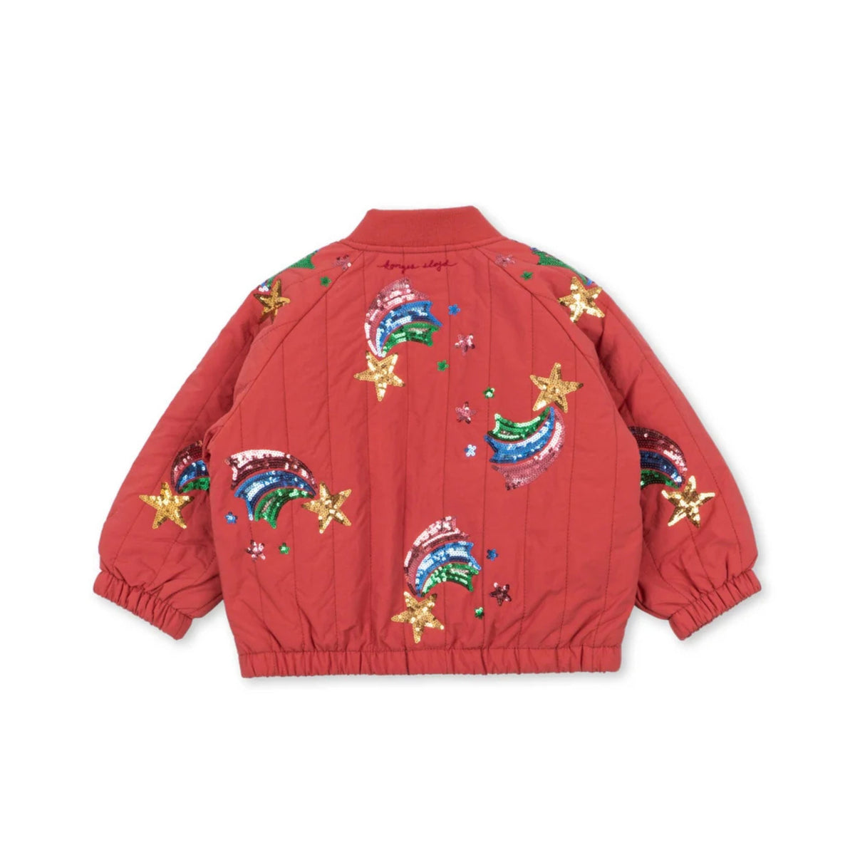 Παιδικό bomber Juno Sequin Rainbow με παγιέτες Konges Slojd