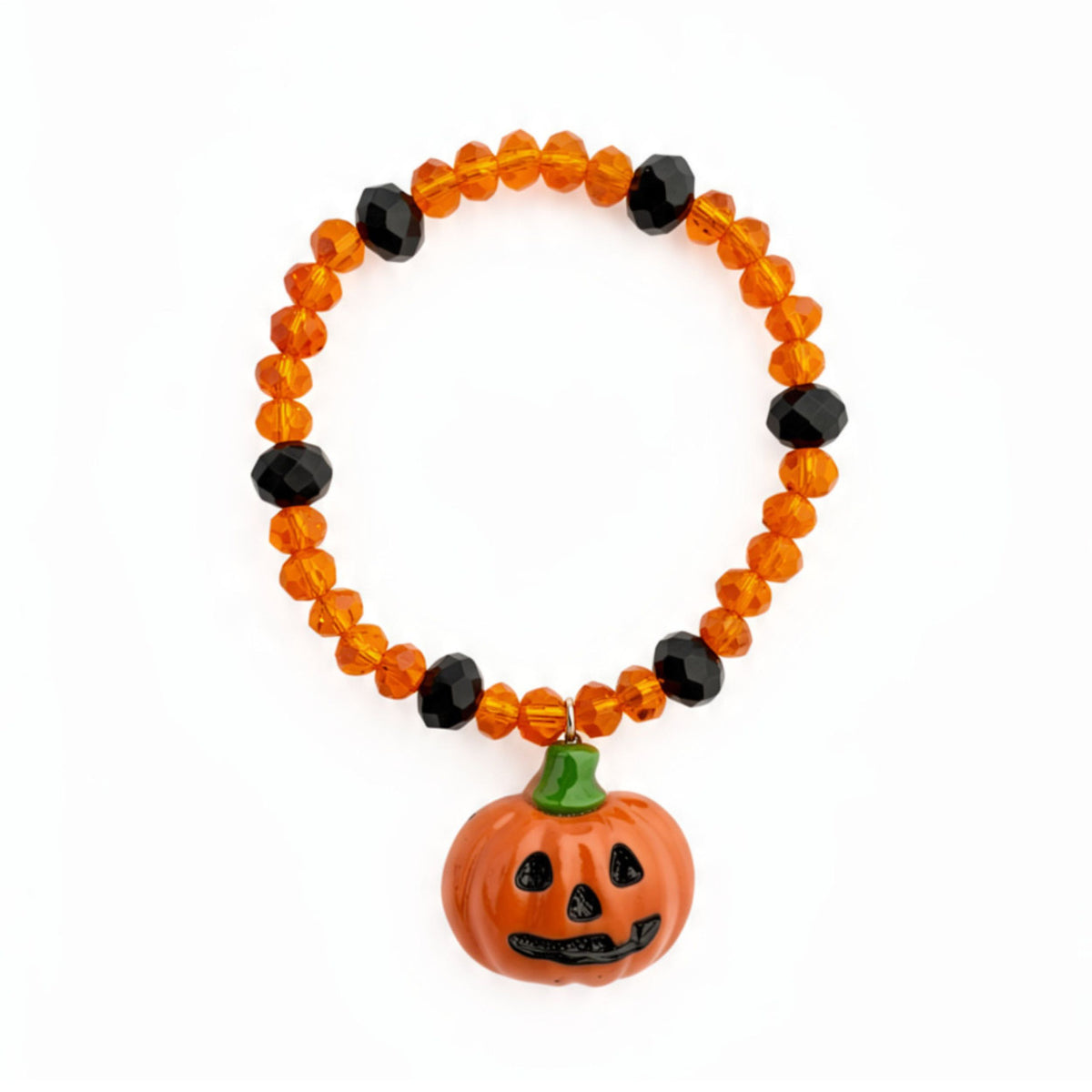 Παιδικό βραχιόλι Halloween με κολοκύθα πορτοκαλί Jomalmi Kids