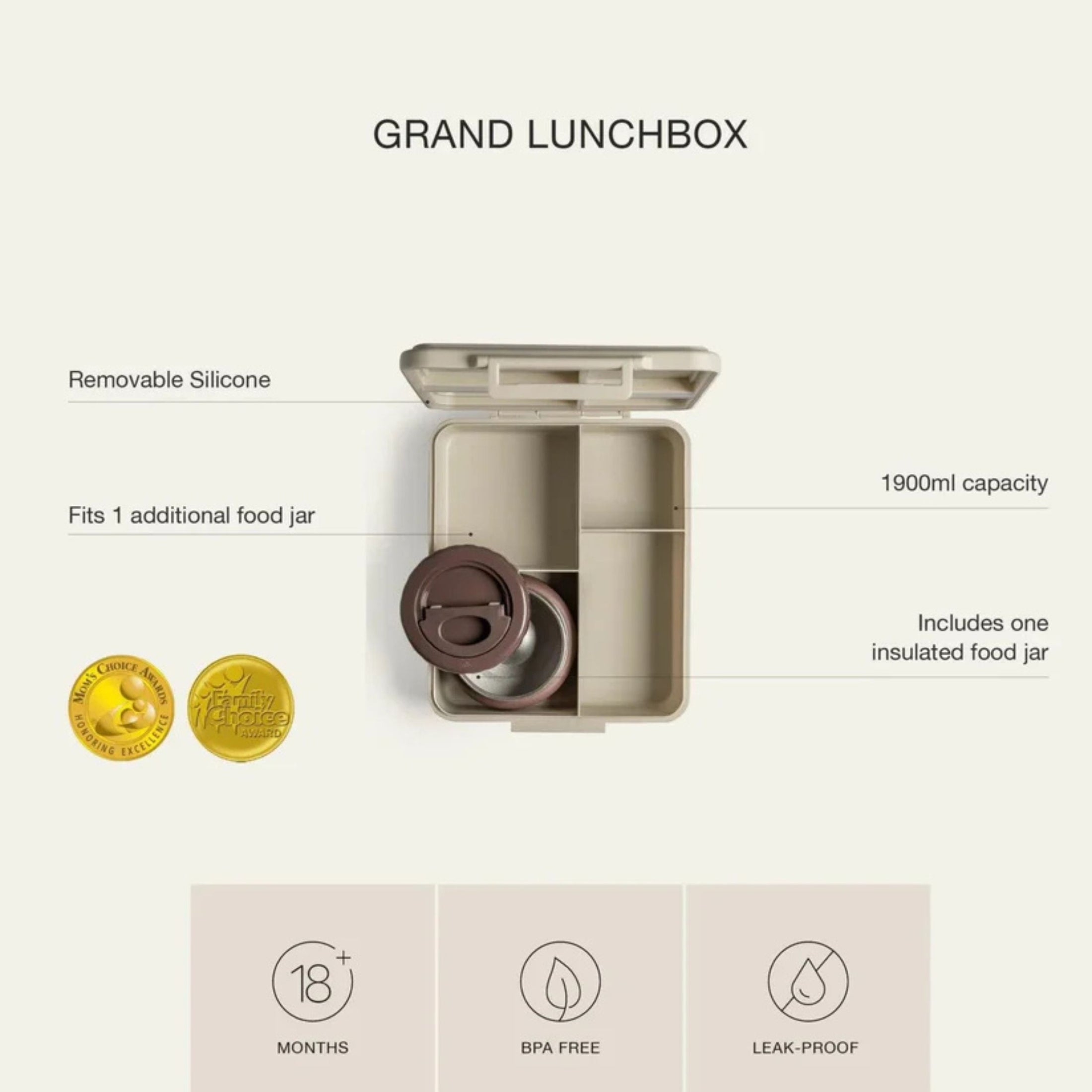 Παιδικό φαγητοδοχείο Grand Stormy Μονόκερος Citron
