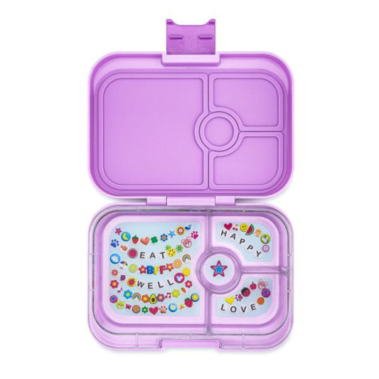 Παιδικό φαγητοδοχείο panino με 4 χωρίσματα Friendship μωβ Yumbox