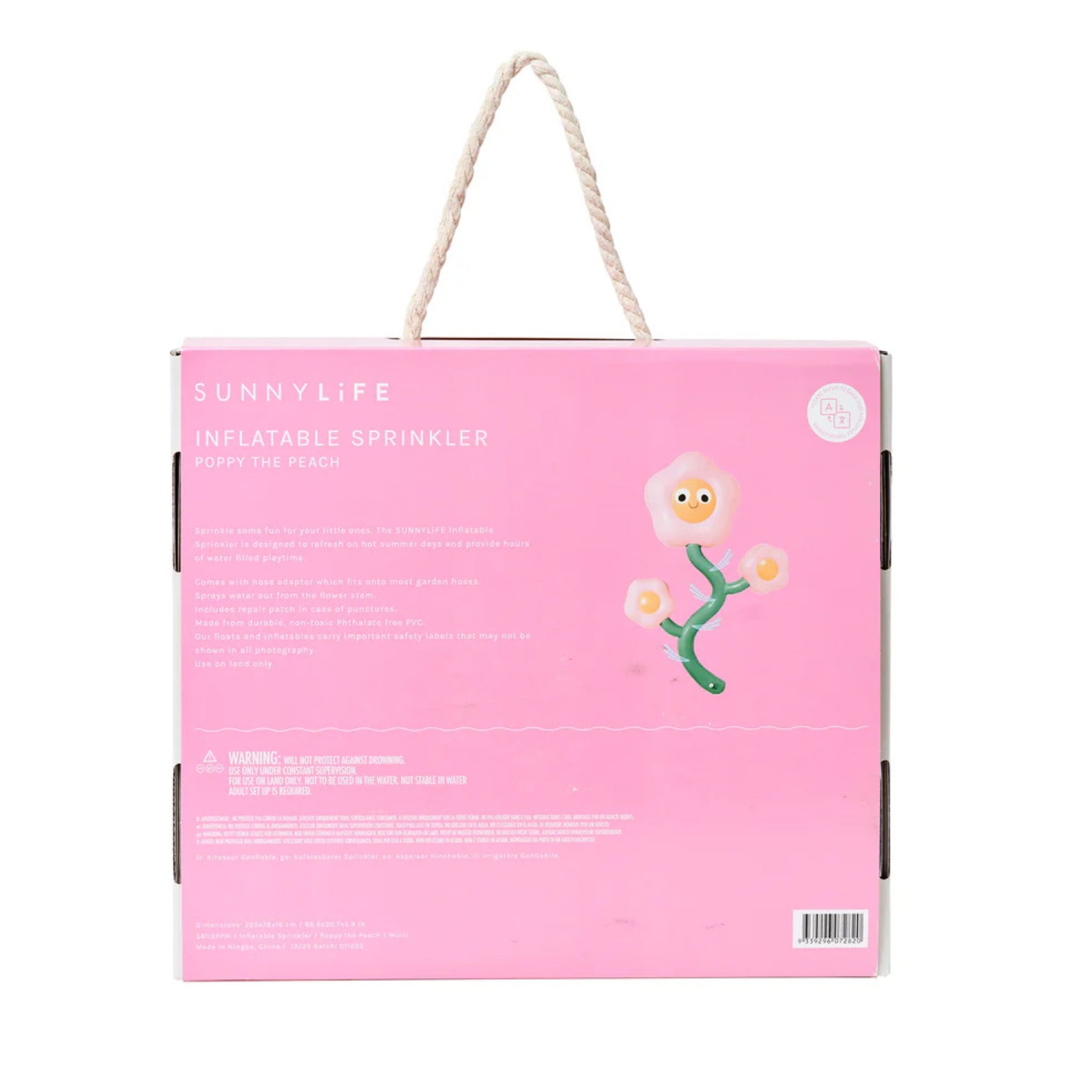 Παιδικό φουσκωτό ψεκαστήρας νερού Poppy The Peach Multi SunnyLife