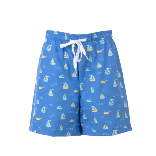 Παιδικό μαγιό Little Boats shorts Perle d'azur