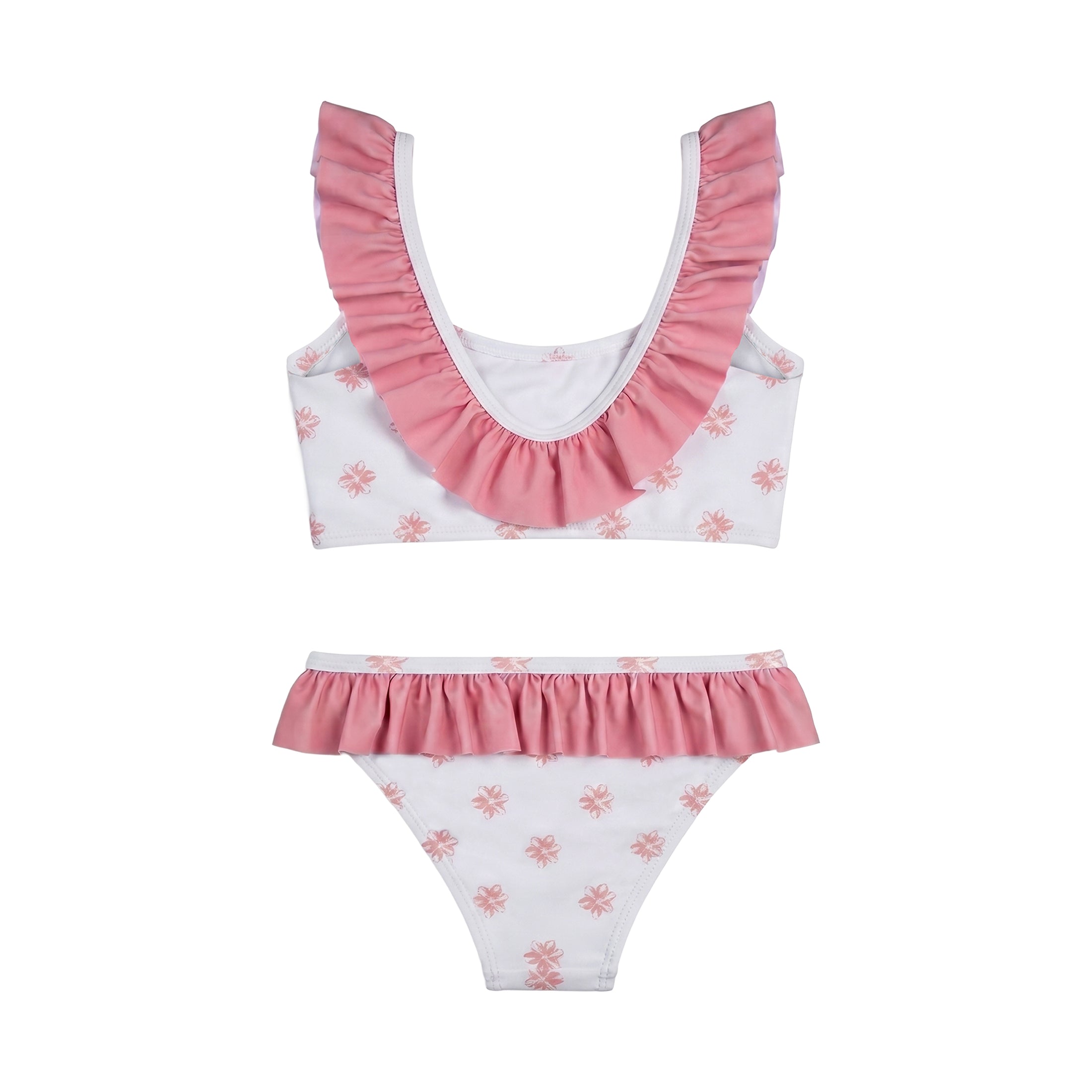 Παιδικό μαγιό μπικίνι Coral Perle D'Azur Ruffles Perle D'azur