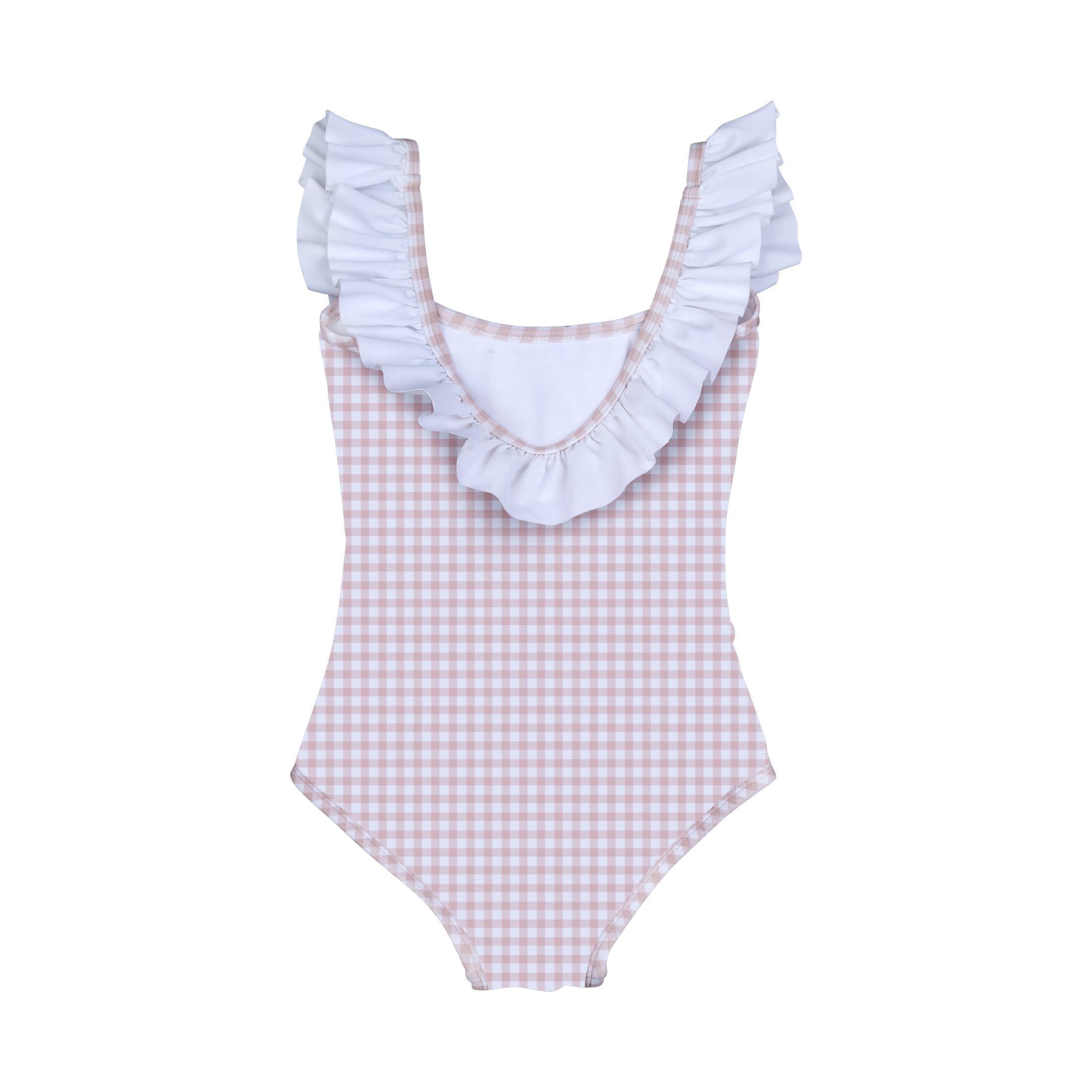 Παιδικό μαγιό Ολόσωμο Nude Gingham Perle D'azur