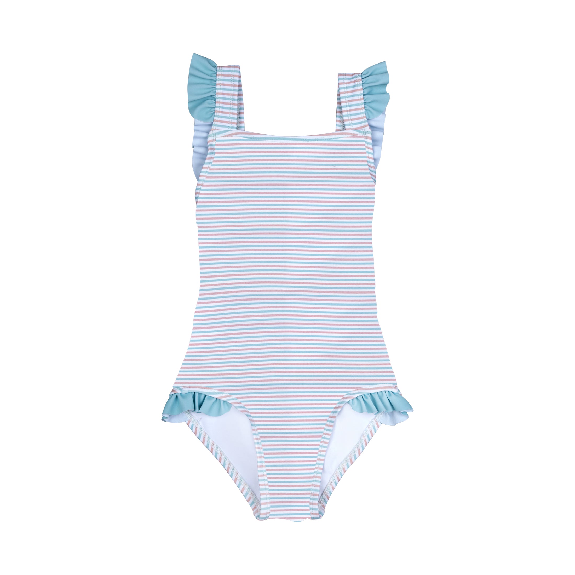 Παιδικό μαγιό ολόσωμο Aqua Sand Square Neck Perle D'azur