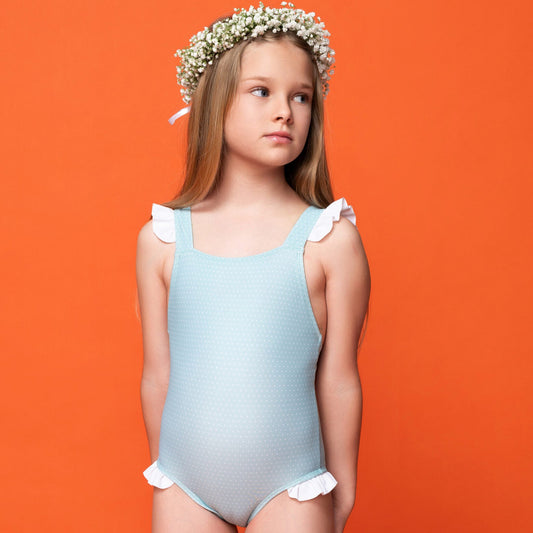 Παιδικό Μαγιό Ολόσωμο Aqua Dots Round Neck Perle D'azur
