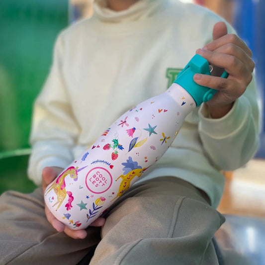 Παιδικό ανοξείδωτο μπουκάλι αστείοι μονόκεροι 350ml Cool Bottles