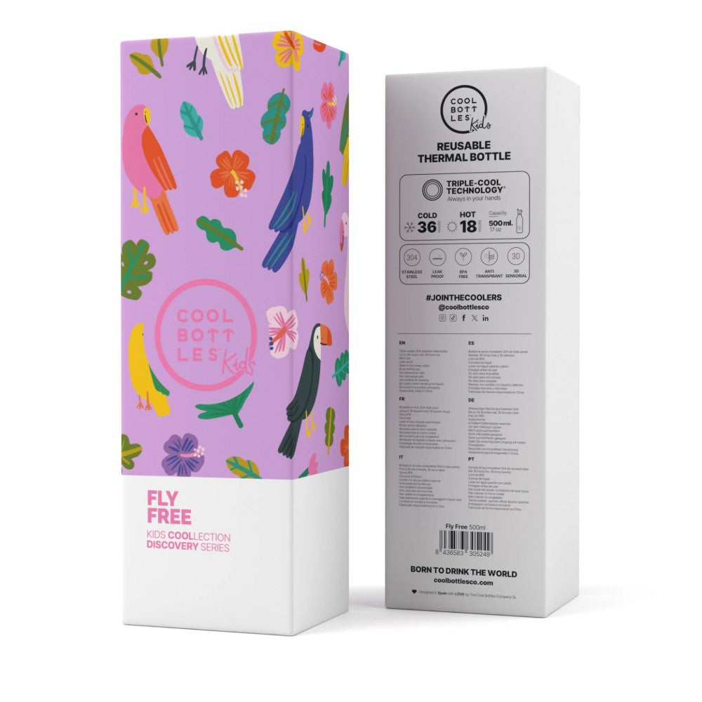 Παιδικό ανοξείδωτο μπουκάλι fly free 500ml Cool Bottles