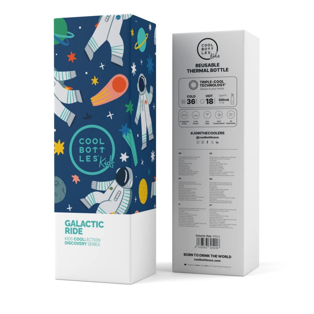 Παιδικό ανοξείδωτο μπουκάλι galactic ride 500ml Cool Bottles