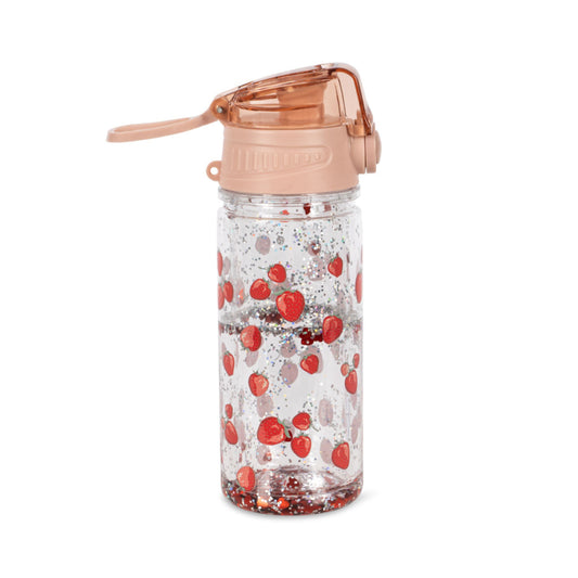 Παιδικό παγούρι Glitter με φράουλες 400ml Konges Slοjd