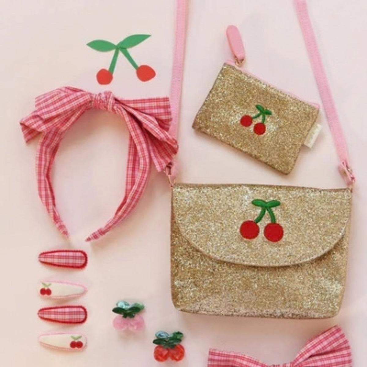 Παιδικό πορτοφολάκι Cherry Dreams Glitter Rockahula
