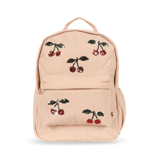 Παιδικό σακίδιο πλάτης Juno Cameo Rose Cherry με παγιέτες Konges Slojd