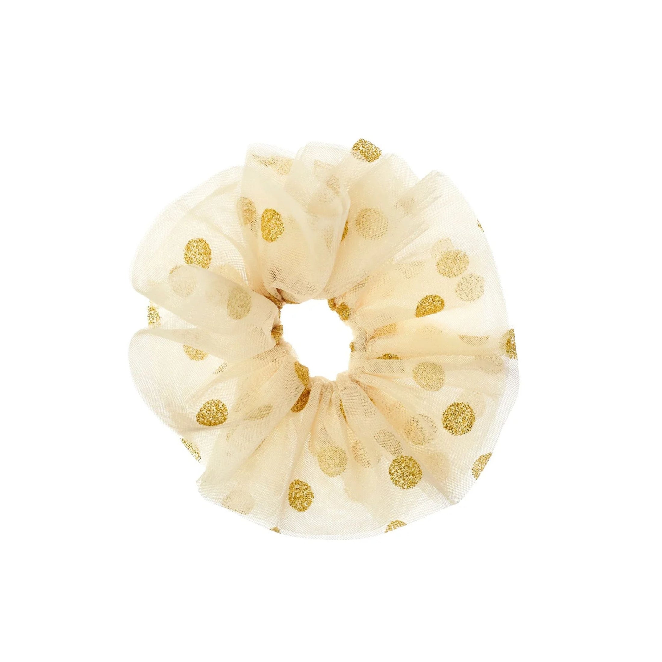 Παιδικό scrunchie από τούλι πουά με γκλίτερ Rockahula