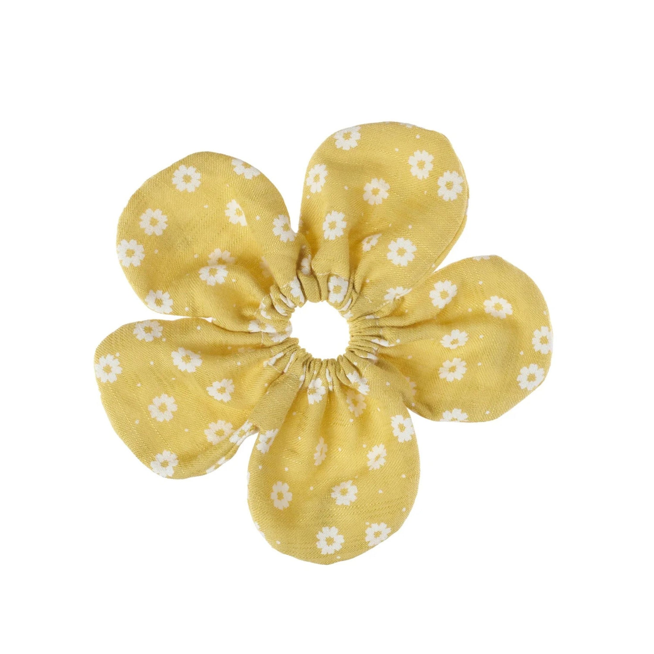 Παιδικό scrunchie μαλλιών Πέταλα με Μαργαρίτες Rockahula