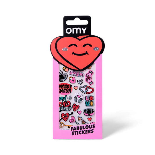 Παιδικό σετ αυτοκόλλητα αγάπη Omy