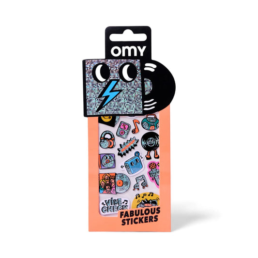 Παιδικά σετ αυτοκόλλητα μουσική Omy