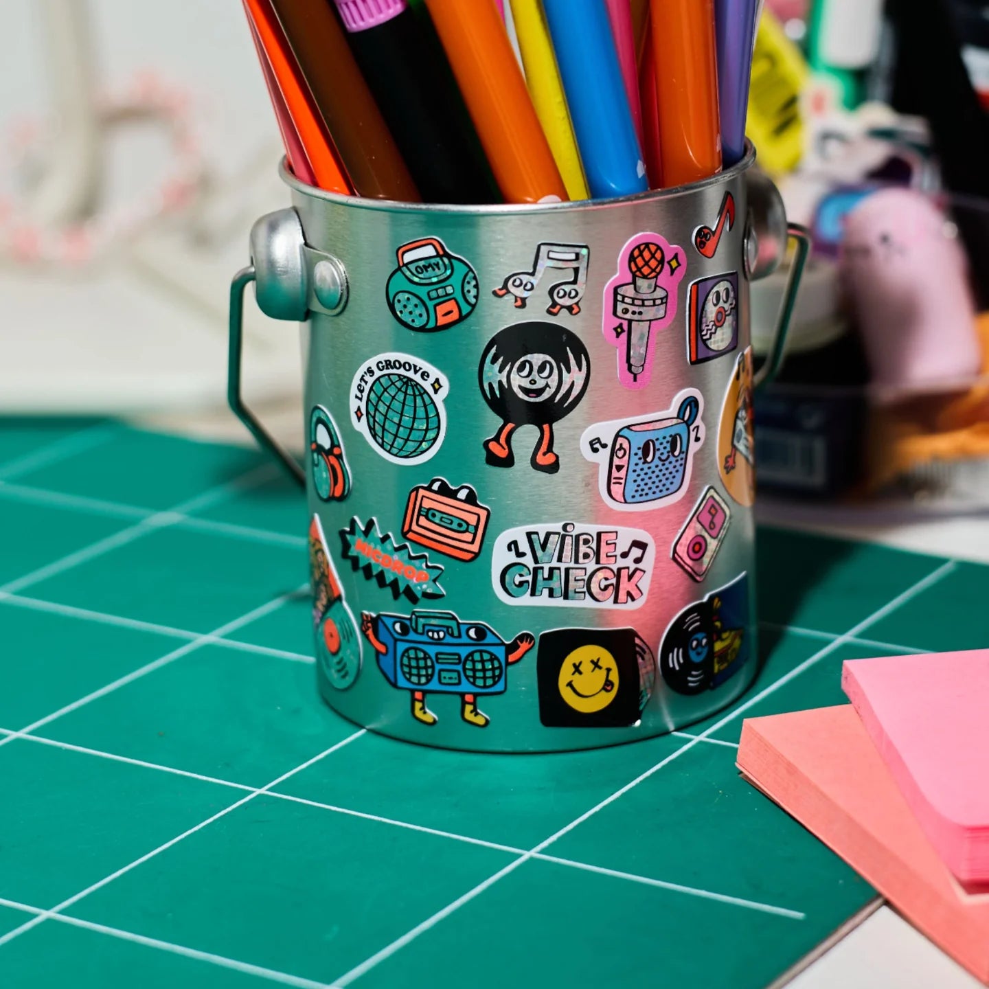 Παιδικά σετ αυτοκόλλητα μουσική Omy