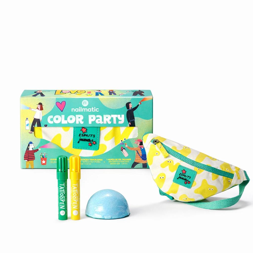 Παιδικό σετ δώρου με τσαντάκι - μπανάνα color party Nailmatic