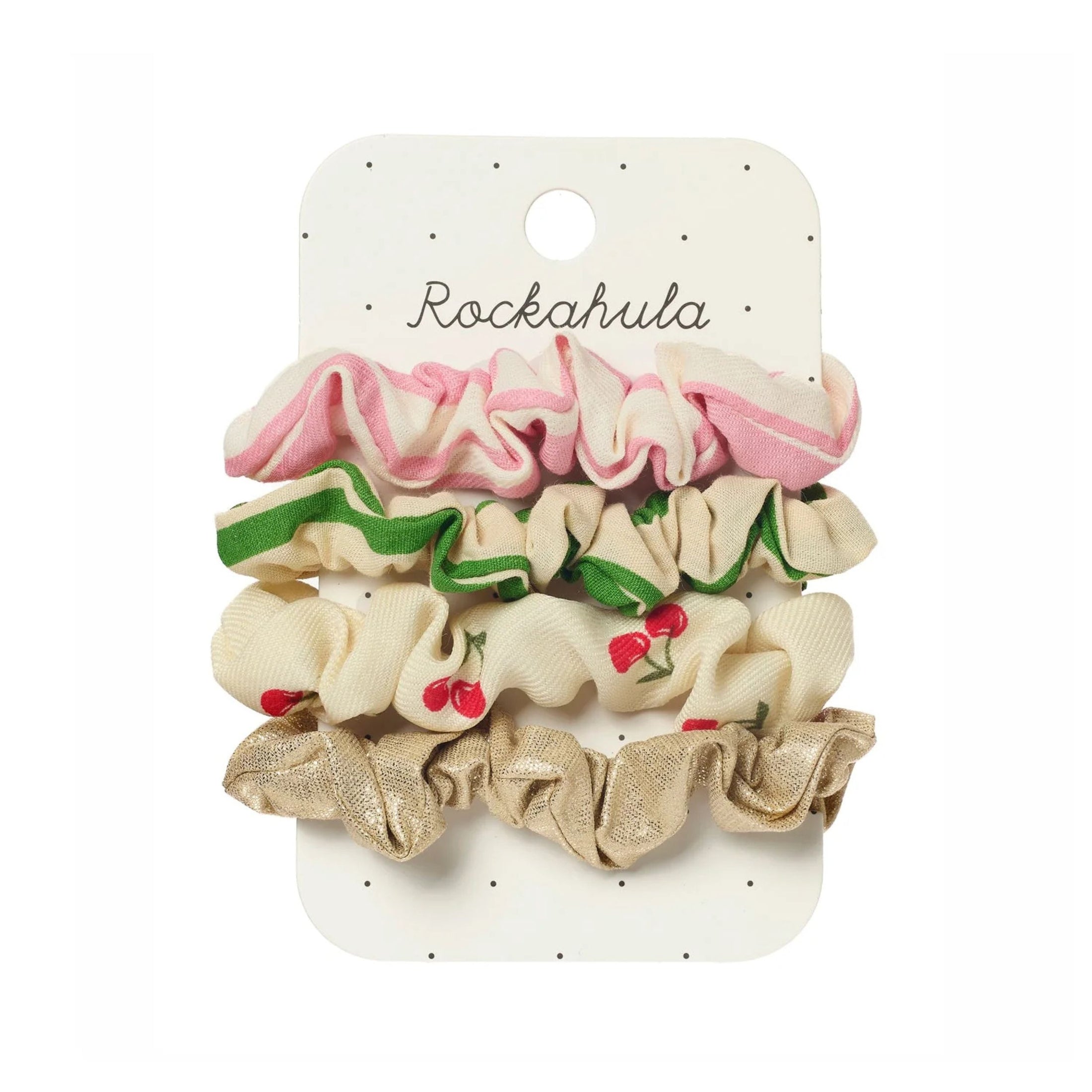 Παιδικό σετ scrunchie μαλλιών κεράσια Rockahula