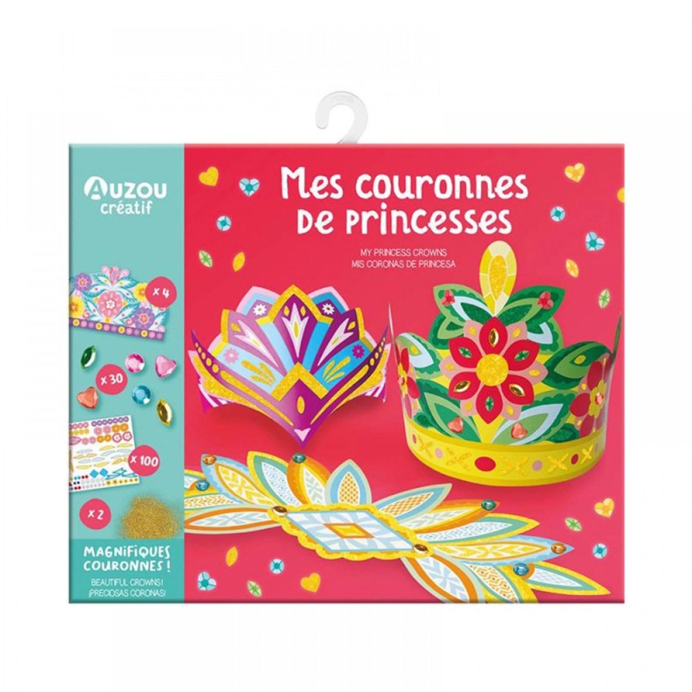 Παιδικό σετ χειροτεχνίας My Princess Crowns για 5+ ετών Auzou