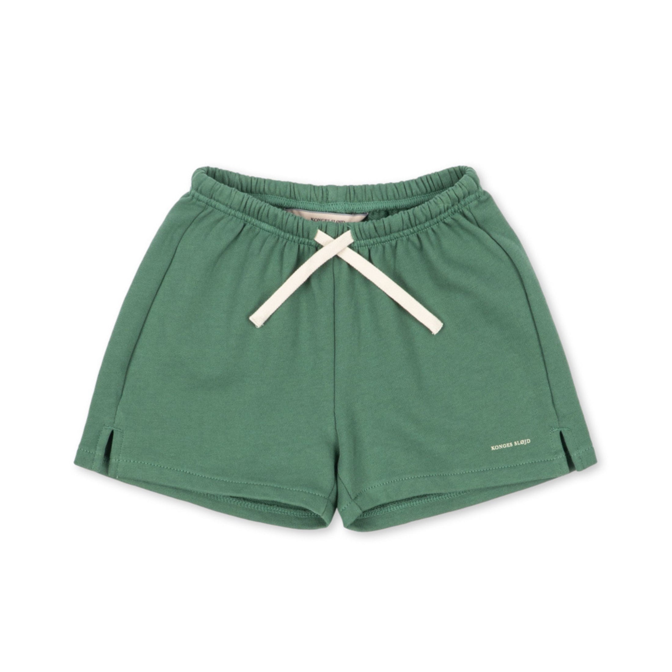 Παιδικό σορτσάκι φούτερ πράσινο Konges Slojd 