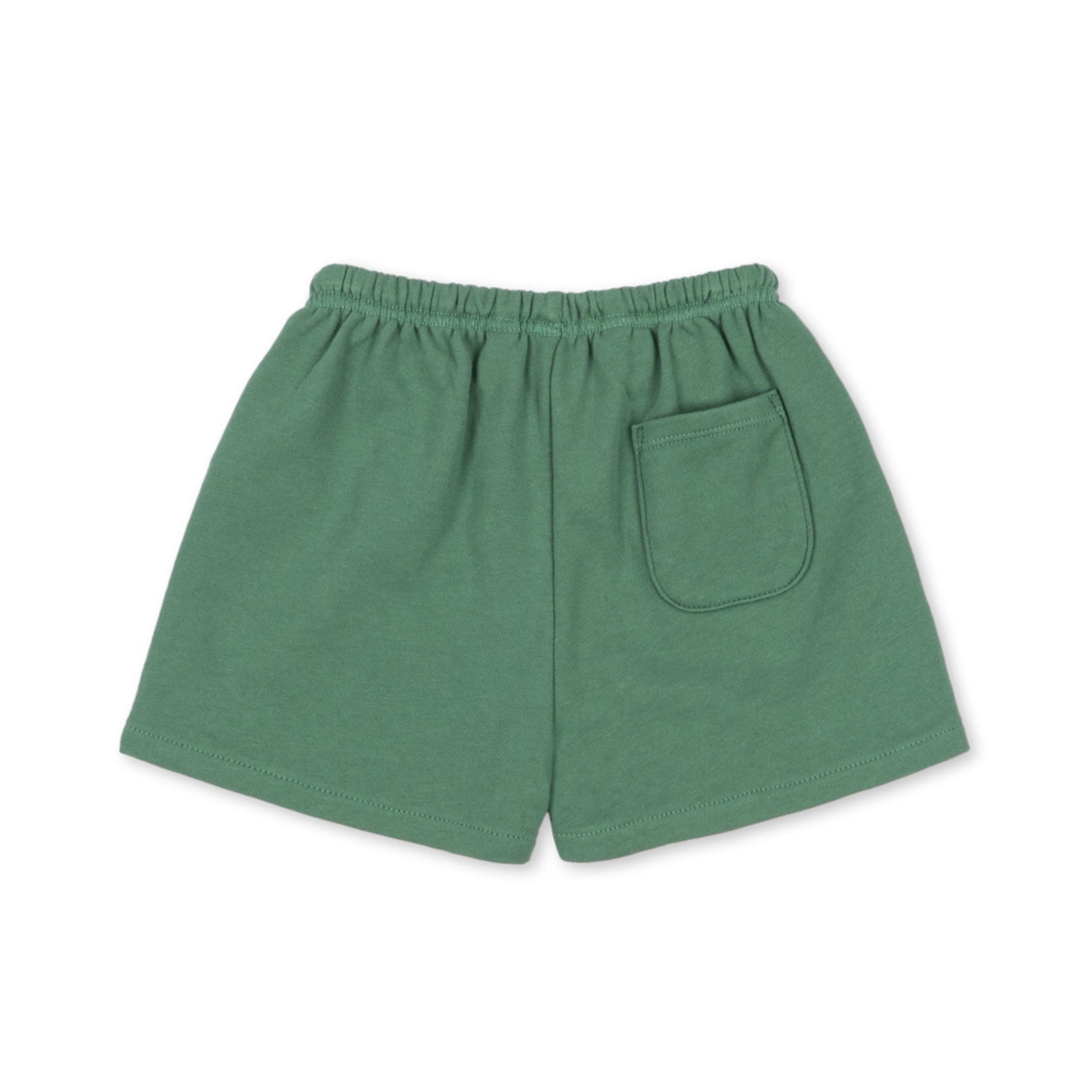 Παιδικό σορτσάκι φούτερ πράσινο Konges Slojd 