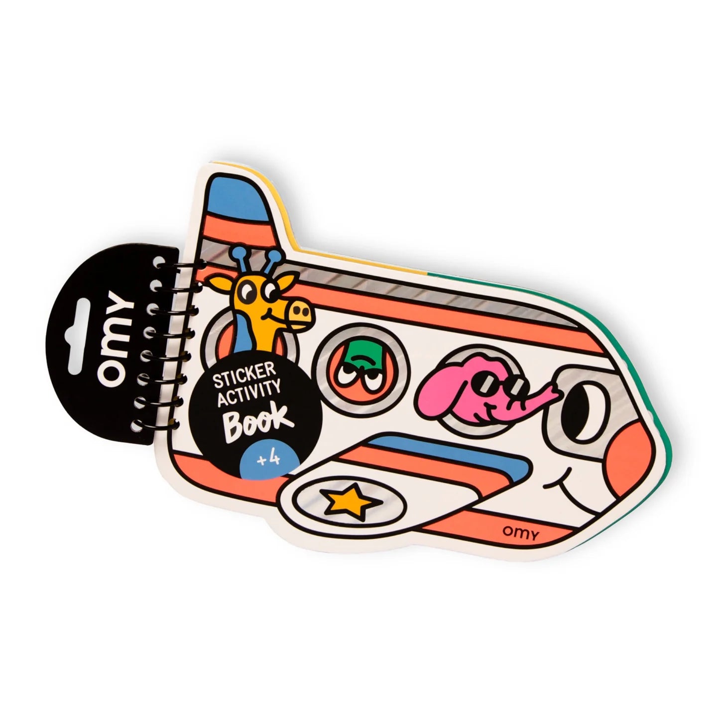 Παιδικό βιβλίο δραστηριοτήτων με αυτοκόλλητα Vroom Omy