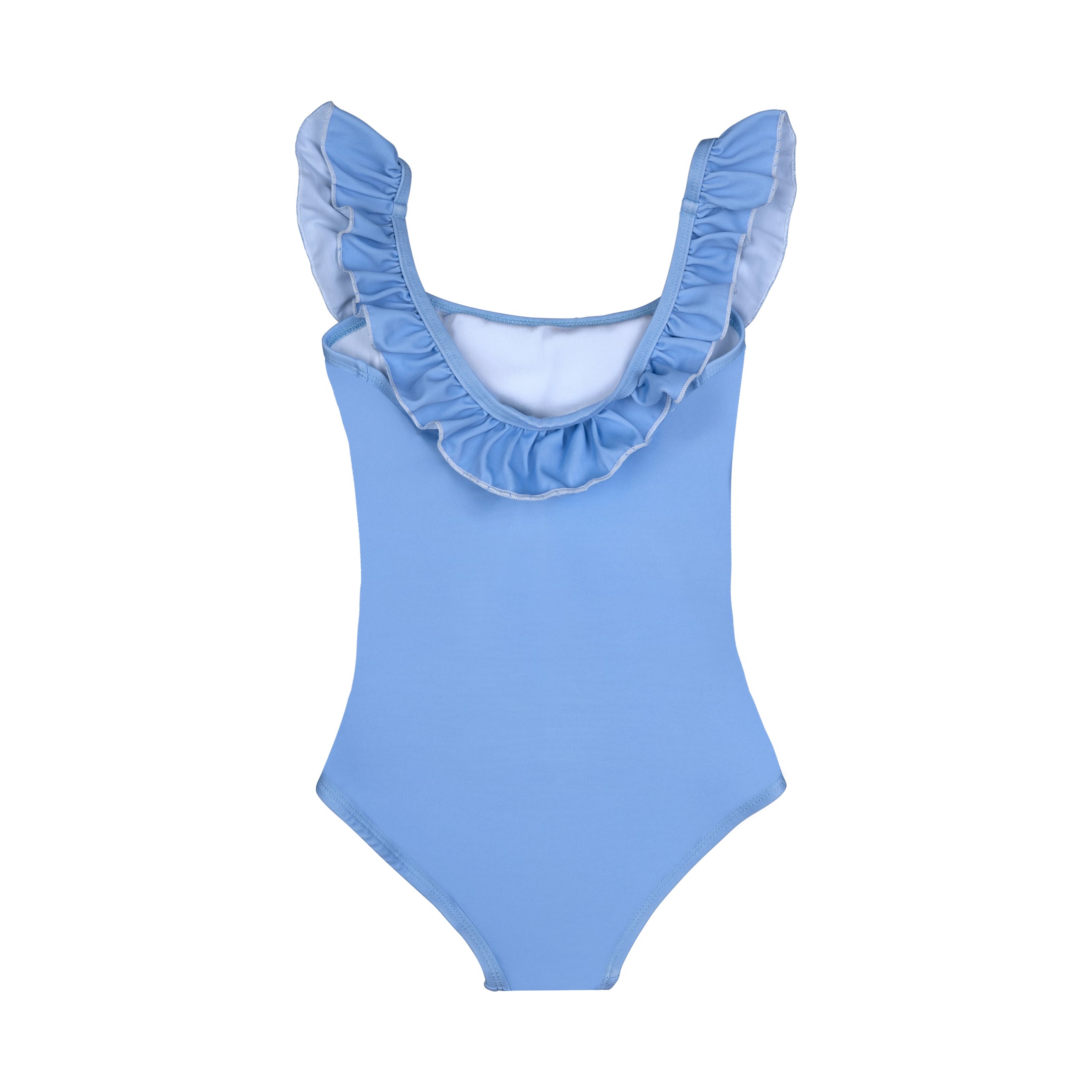 Παιδικό μαγιό ολόσωμο Μπλε Round Neck Perle D'azur
