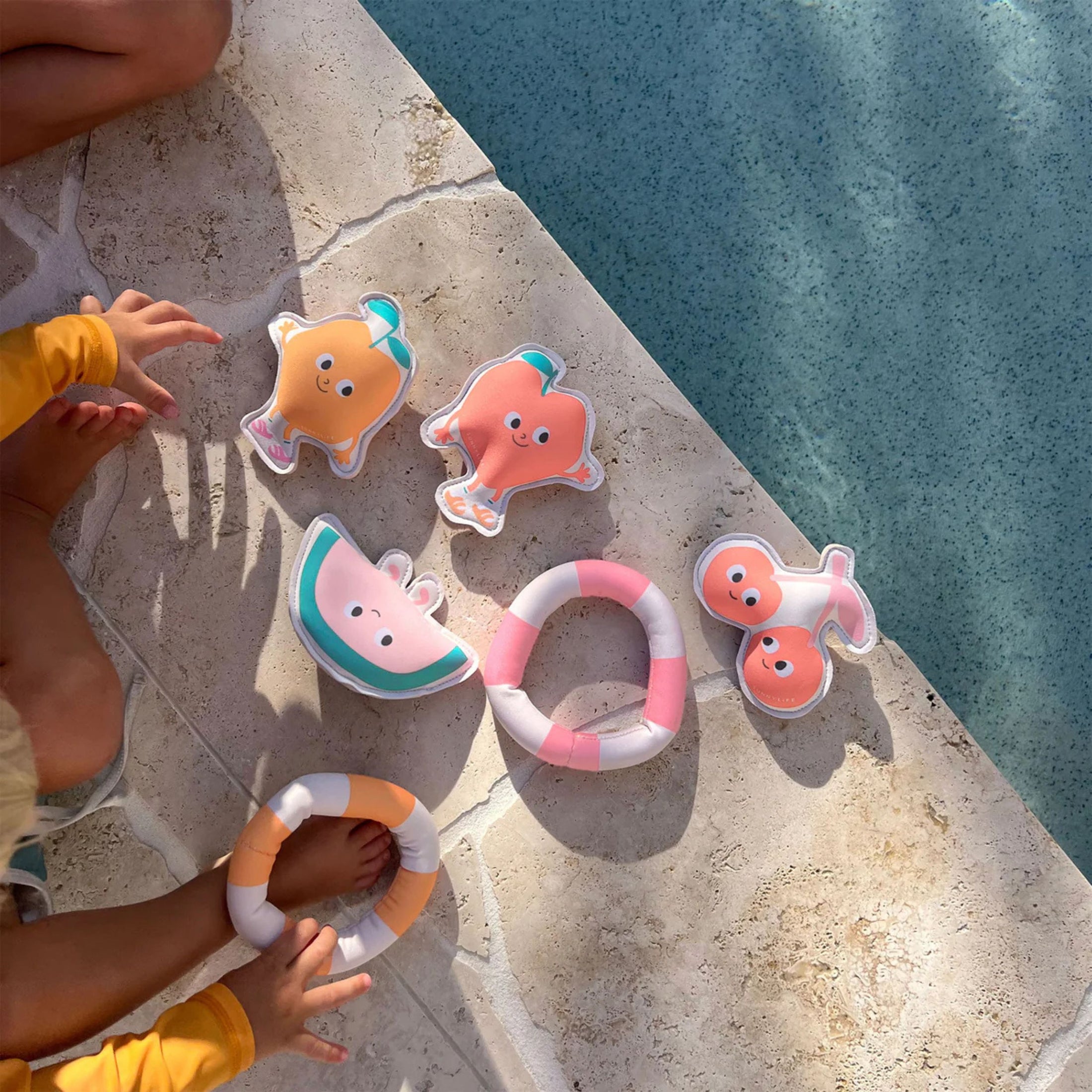 Παιχνίδι παραλίας Dive Buddies Poppy the Peach Multi SunnyLife 6τμχ