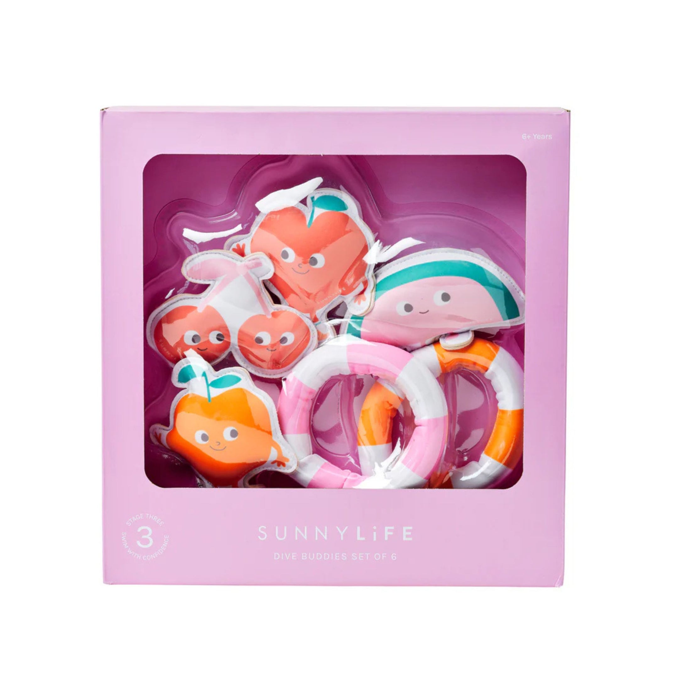 Παιχνίδι παραλίας Dive Buddies Poppy the Peach Multi SunnyLife 6τμχ