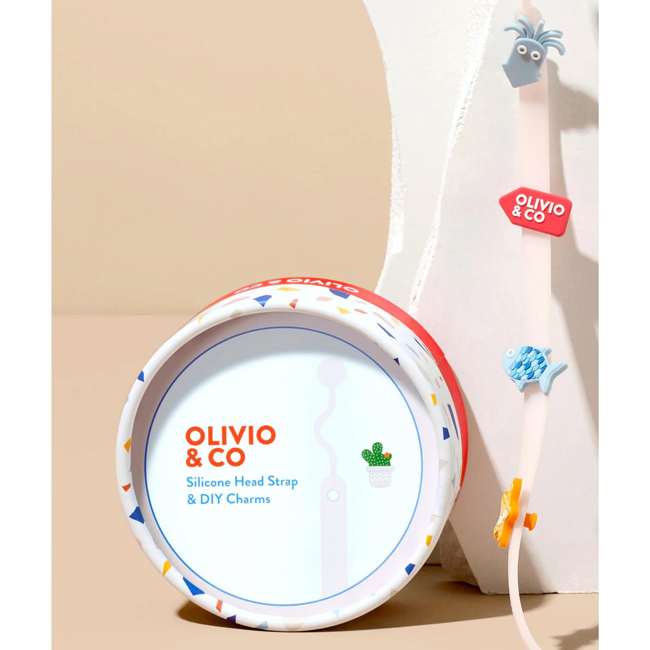 Σετ Αξεσουάρ για παιδικά γυαλιά ηλίου ροζ Olivio & Co