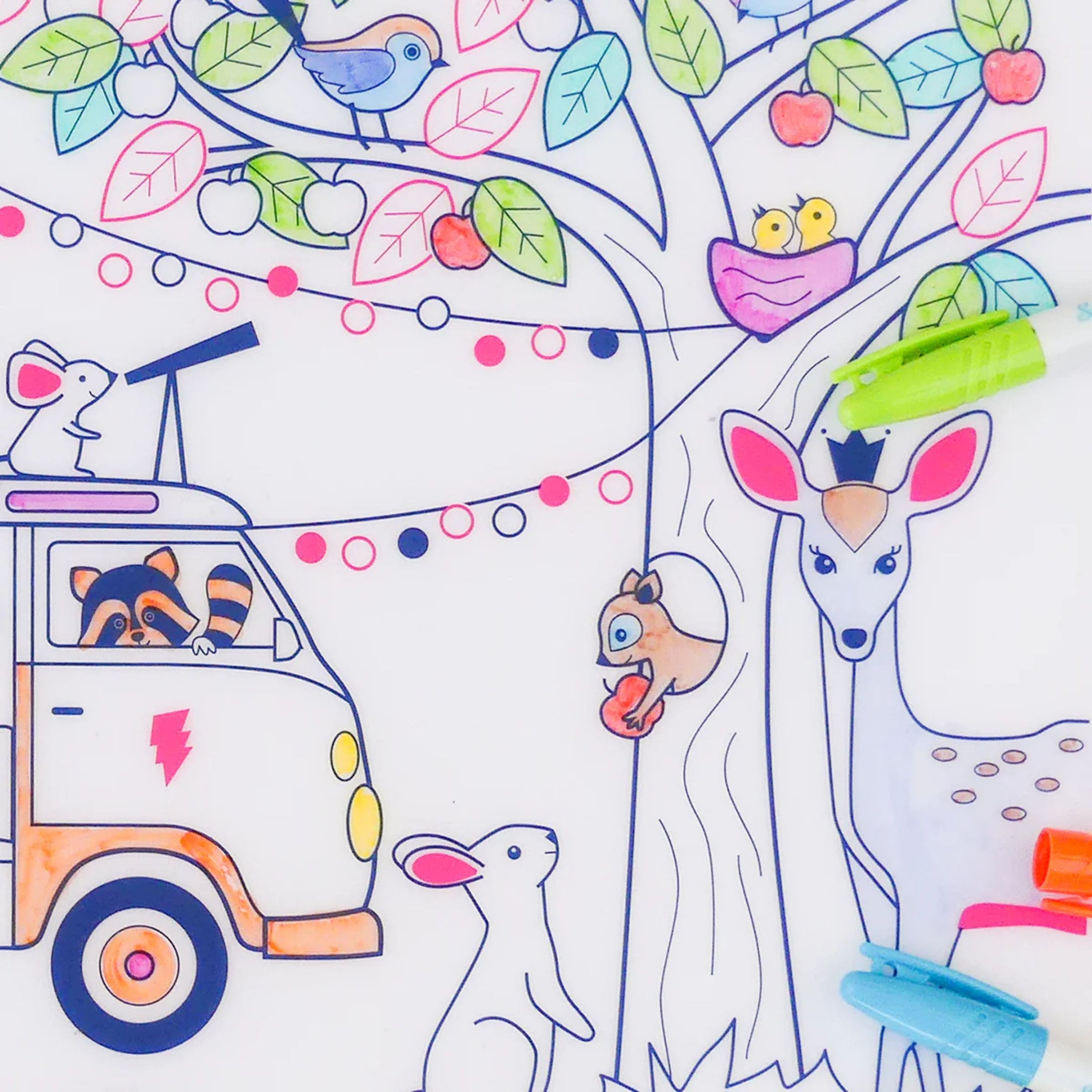 Παιδικό σουπλά σιλικόνης ζωγραφικής Artiste Dream Van Super Petit