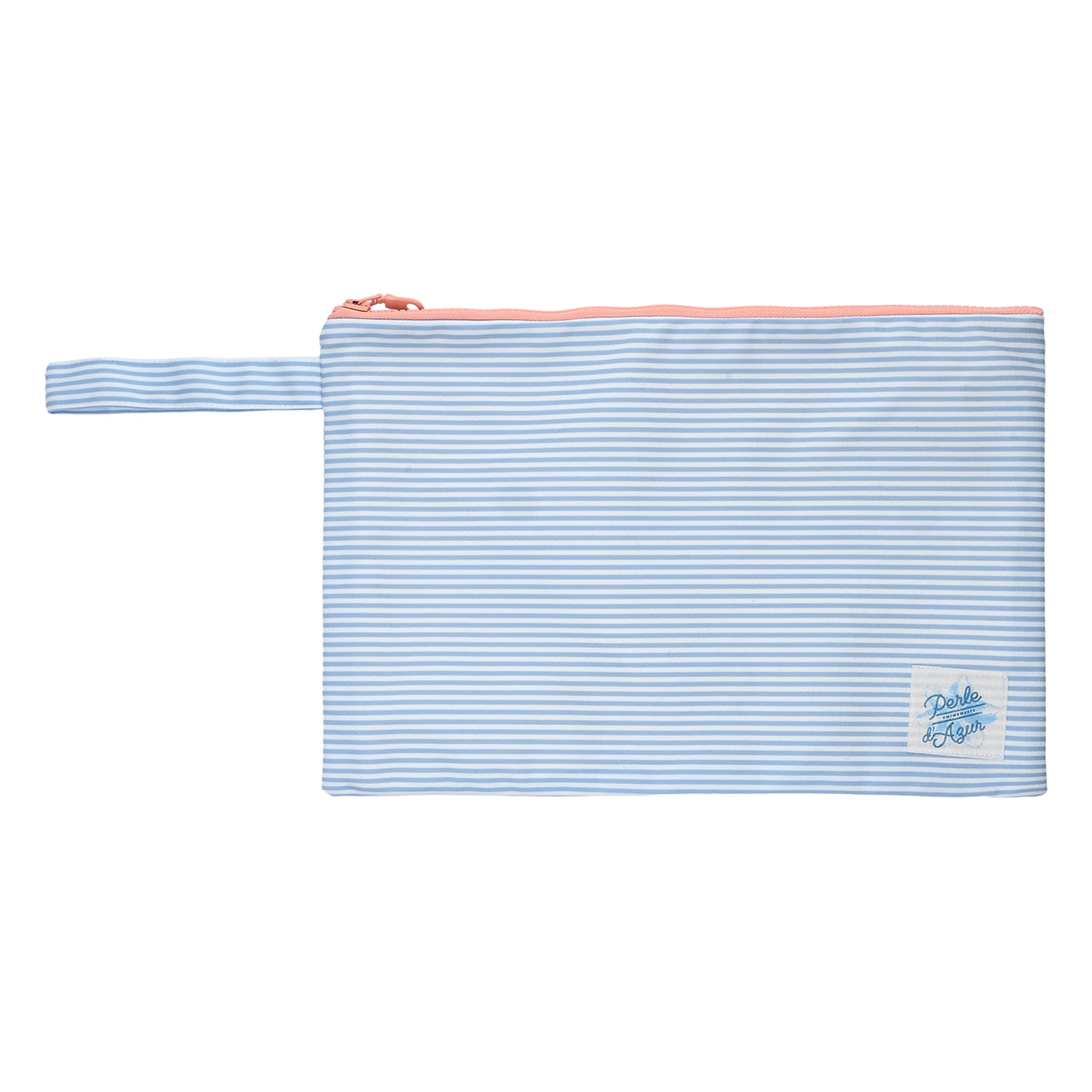Τσαντάκι θαλάσσης blue stripes μεγάλο Perle D'azur