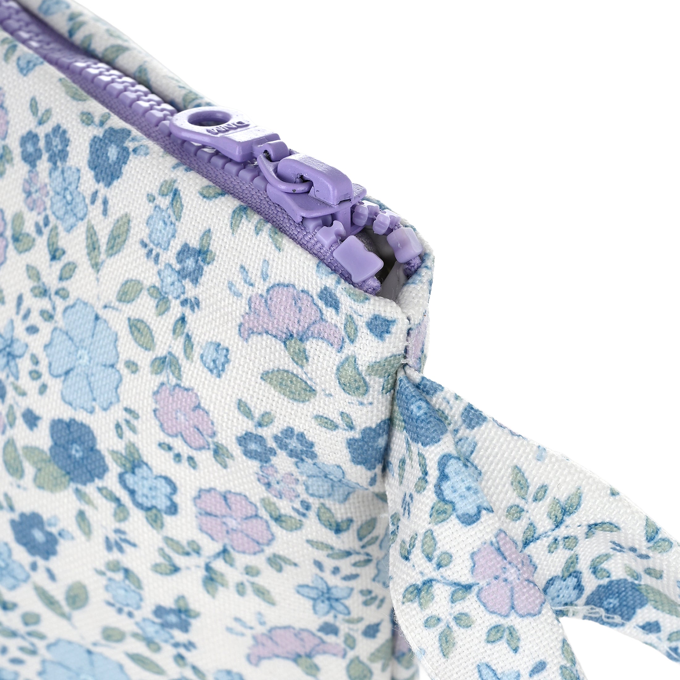 Τσαντάκι θαλάσσης blue floral μεγάλο Perle D'azur