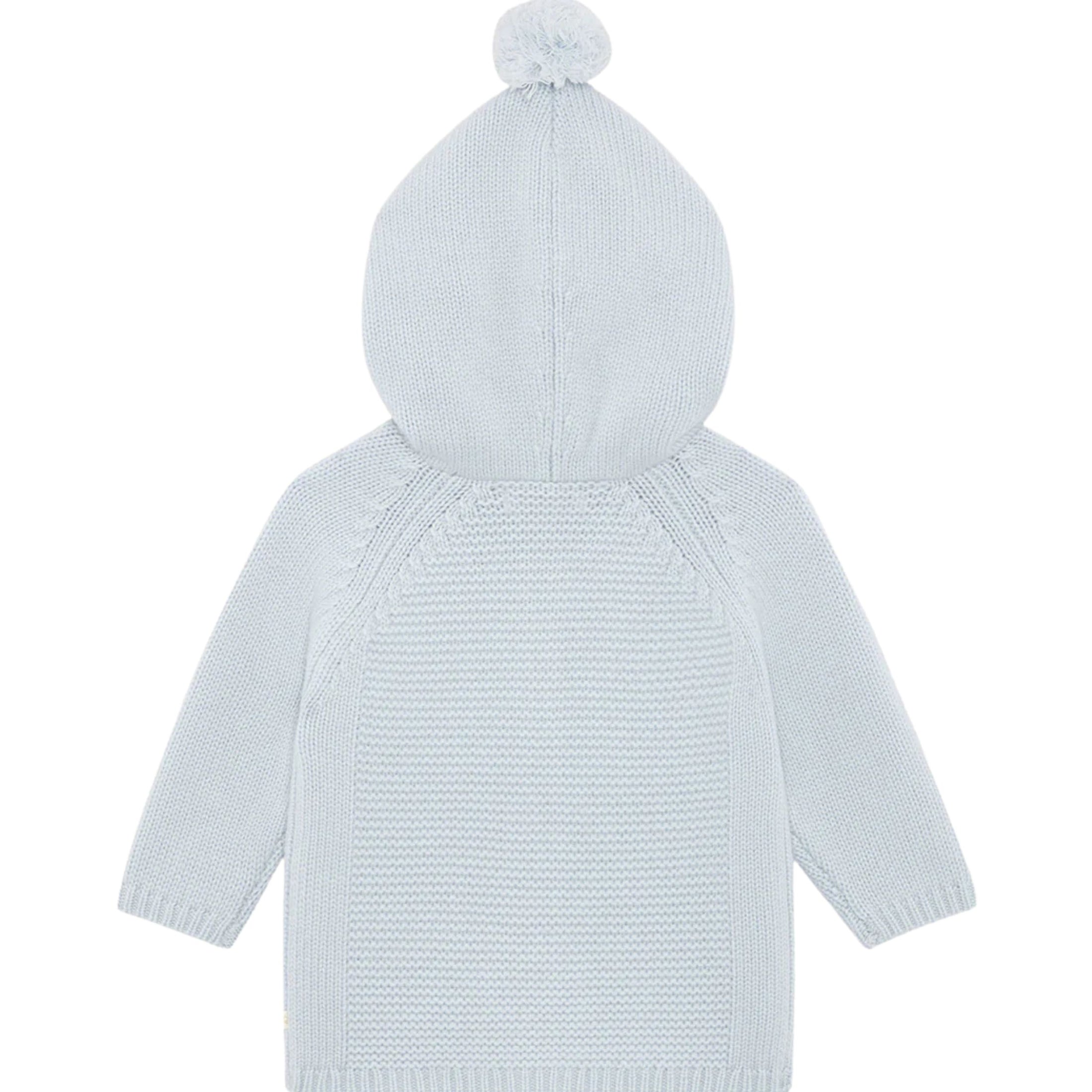 Βρεφική πλεκτή ζακέτα Bo Cable Knit Blue Marie-Chantal