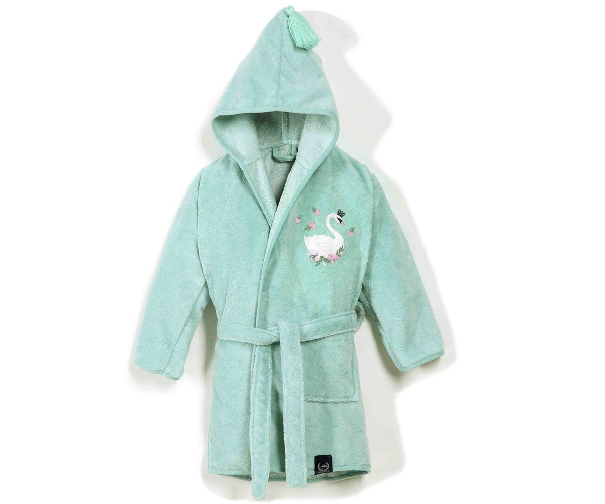 Βρεφικό μπουρνούζι Bamboo Moonlight Swan La Millou