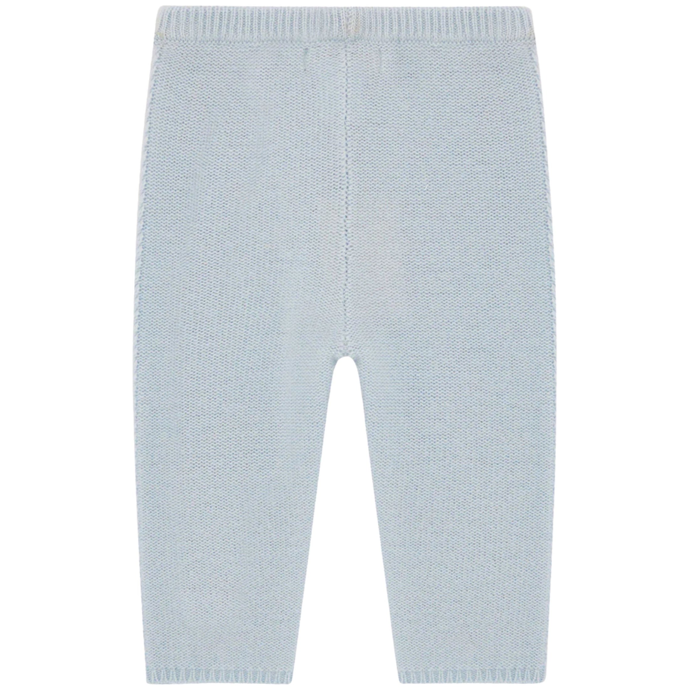 Βρεφικό σετ ζακέτα και κολάν Bowen Cable Knit blue Marie-Chantal